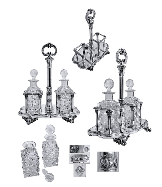 Marc Augustin Lebrun silver decanter set