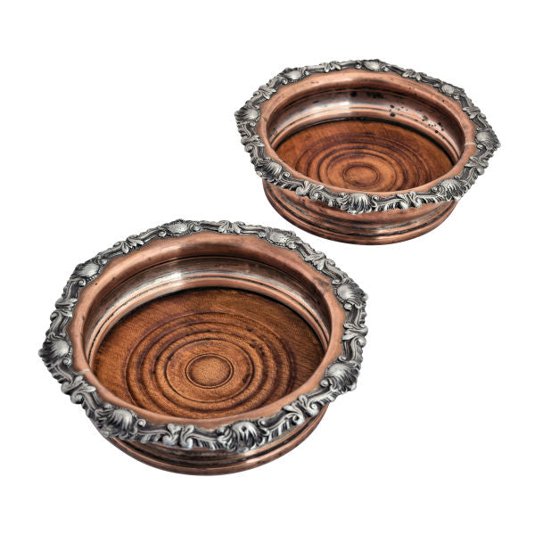 19th Century English wine coasters