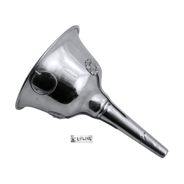 Sterling silver flask funnel