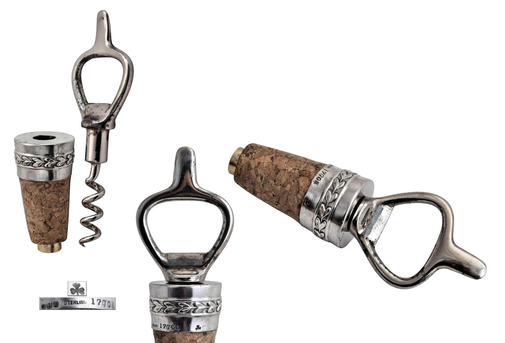 Sterling stopper/caplifter/corkscrew