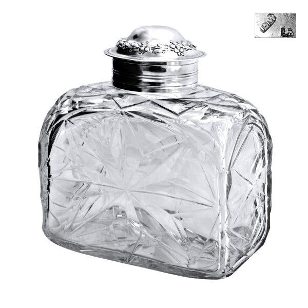 An English cut glass decanter