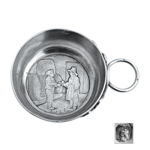 Albert Tissier silver wine taster