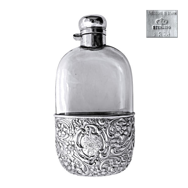 Alvin Mfg Co whisky flask
