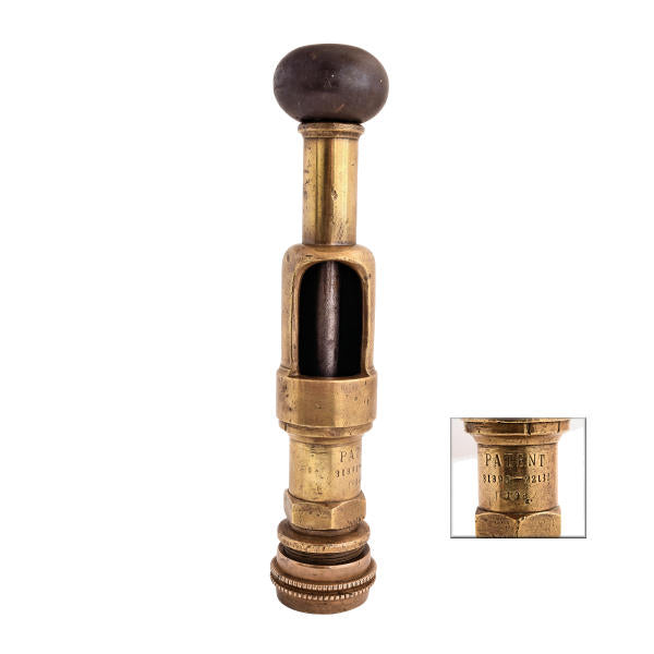 Patent brass bottle corker