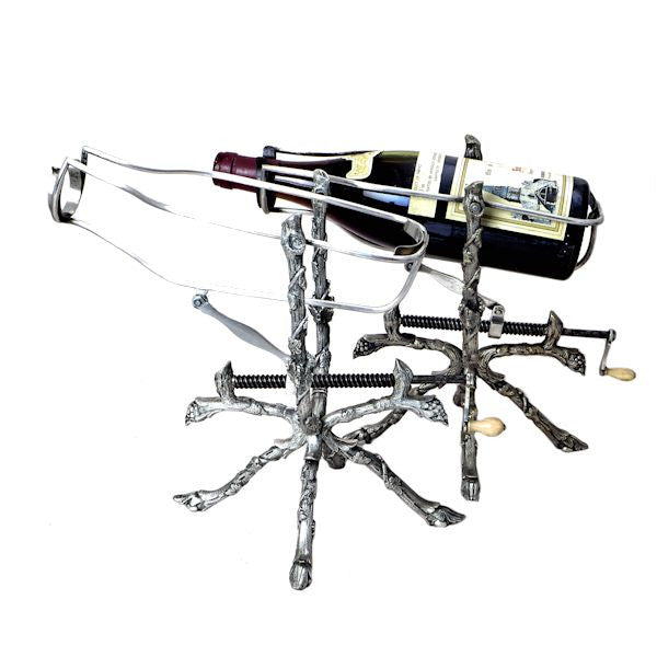 Wine decanting cradles